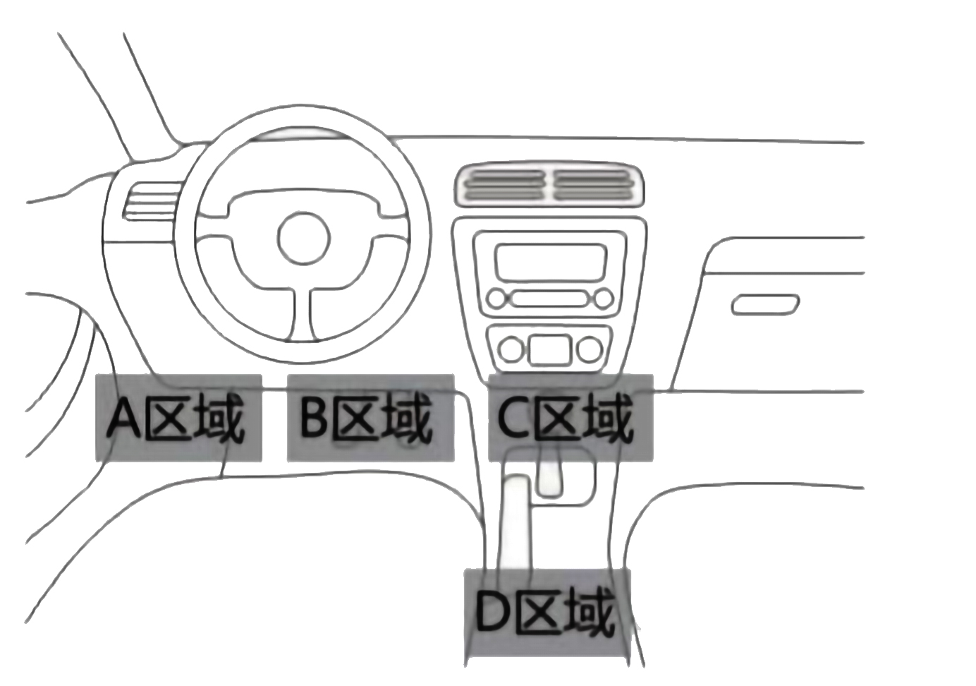 停车定位器安装示意图图片