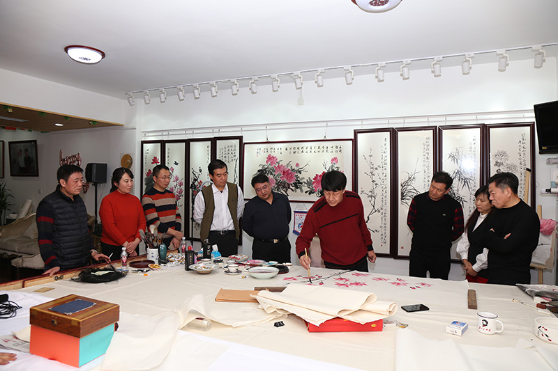 胡乐平画院迎新年画展成功在京举办图2