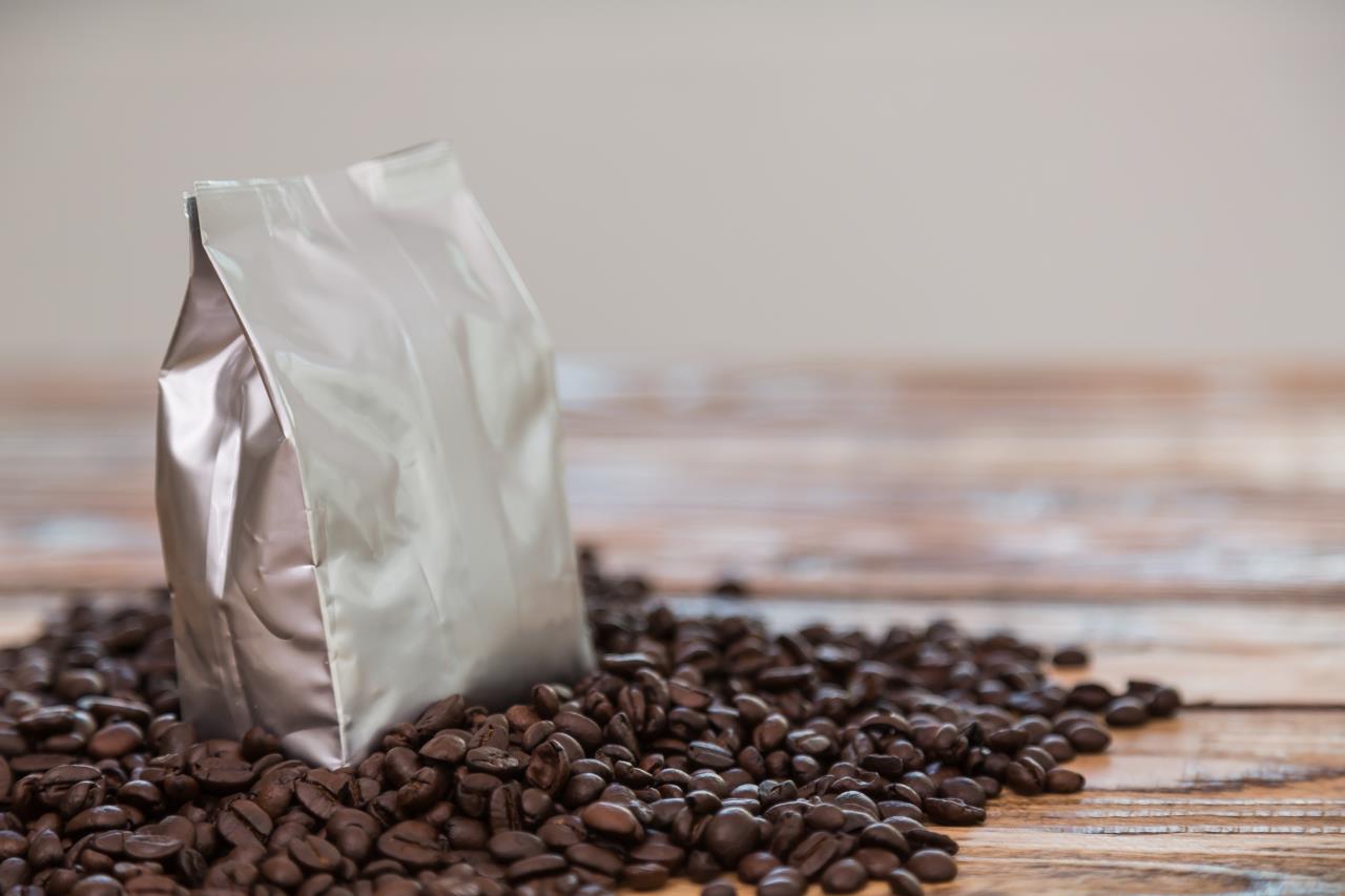 A bag of coffee beansDescription automatically generated with medium confidence