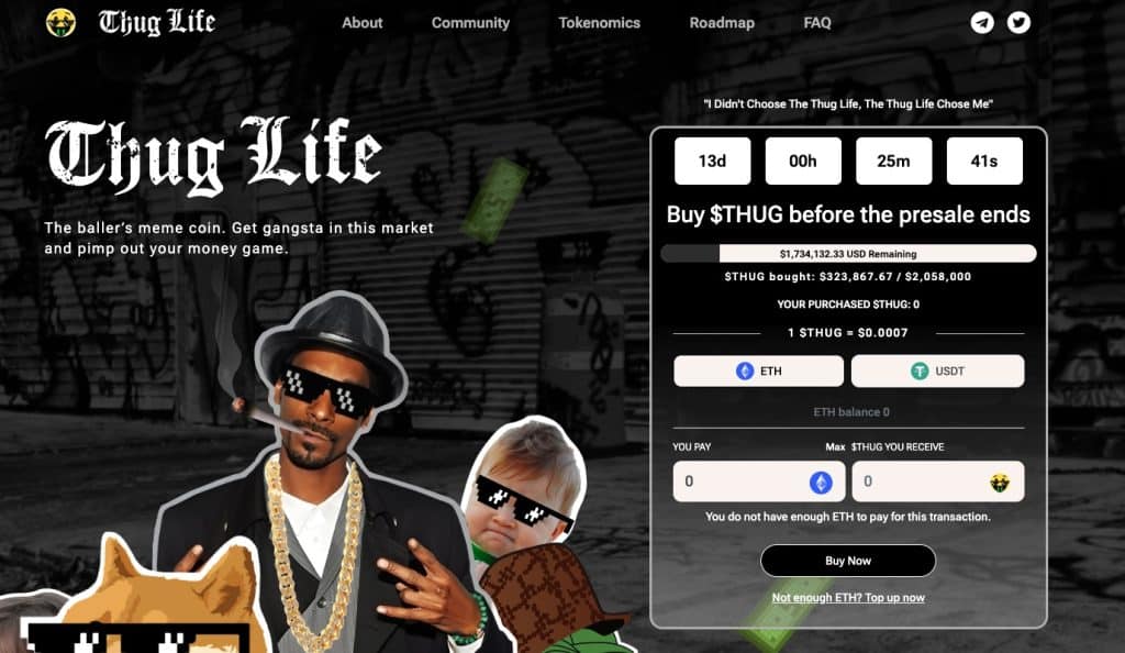 Thug Life Token预售